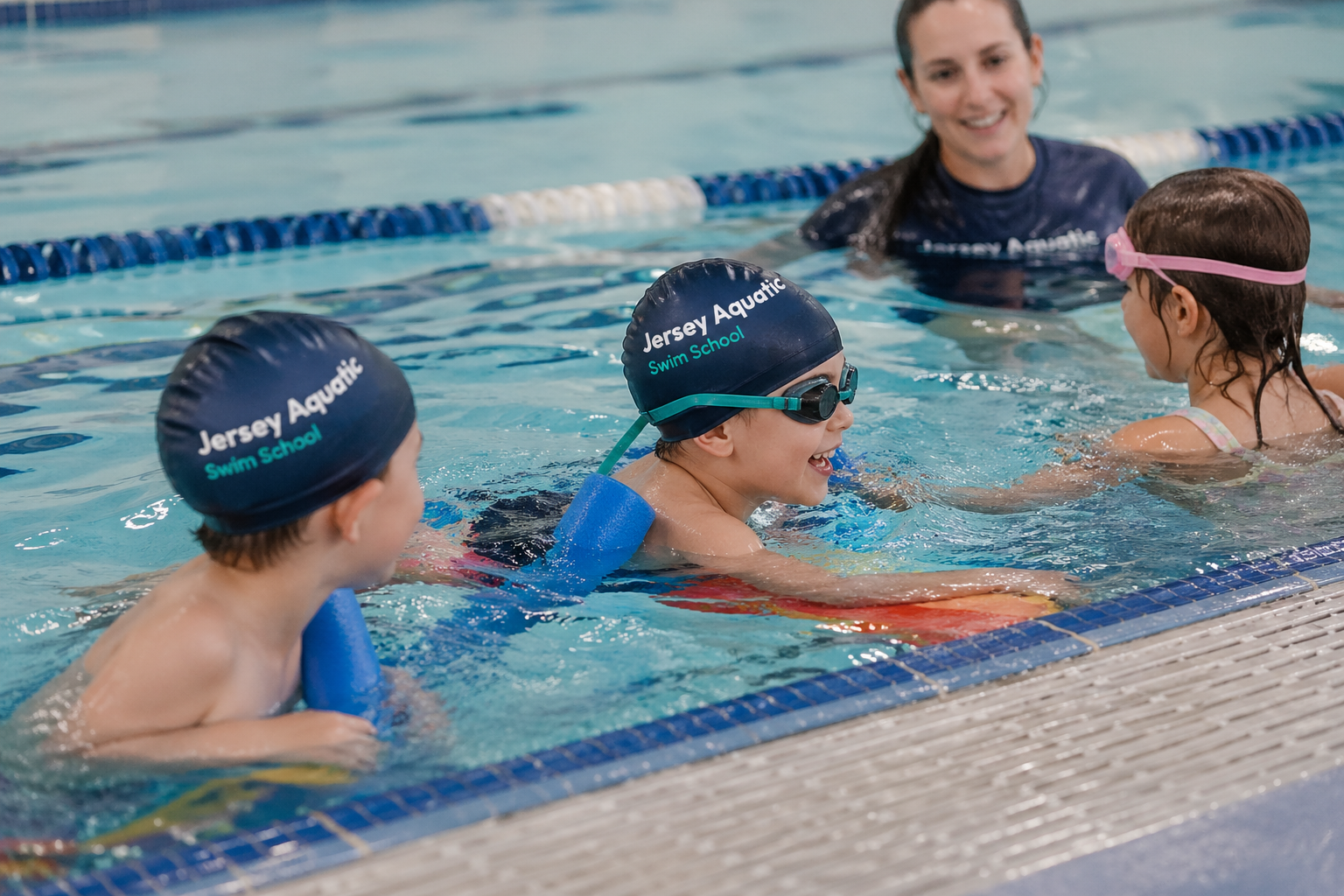 Swimmers training